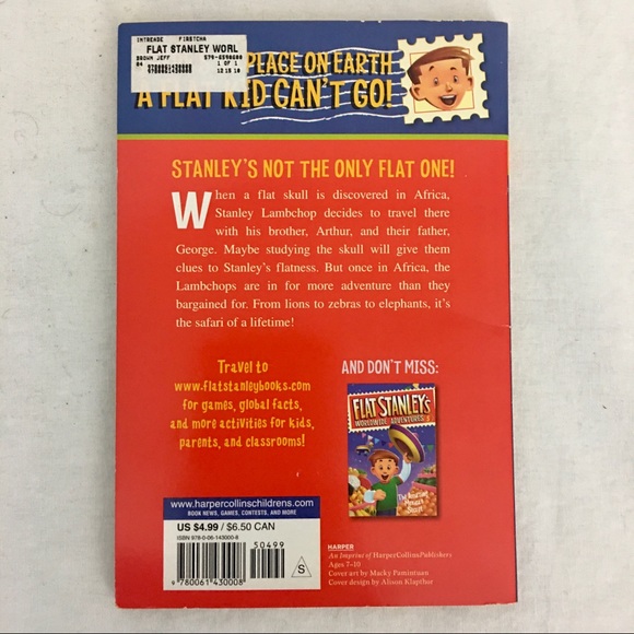 Flat Stanley Kid’s Books Age 7 - 10 Bundle of 3 - Picture 7 of 11